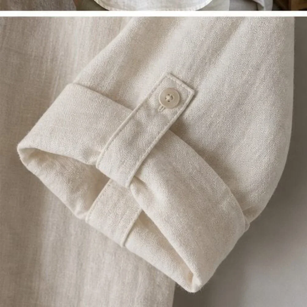 White Button Blouse